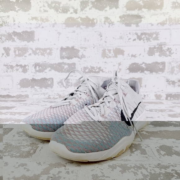 Nike Free Training Grey Quilted Sport Athleisure Running Sneakers B518 - Picture 2 of 11